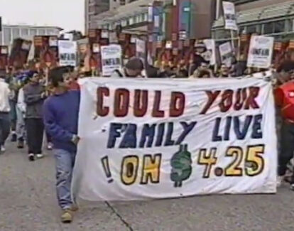 Justice for Janitors 1995 Strike News