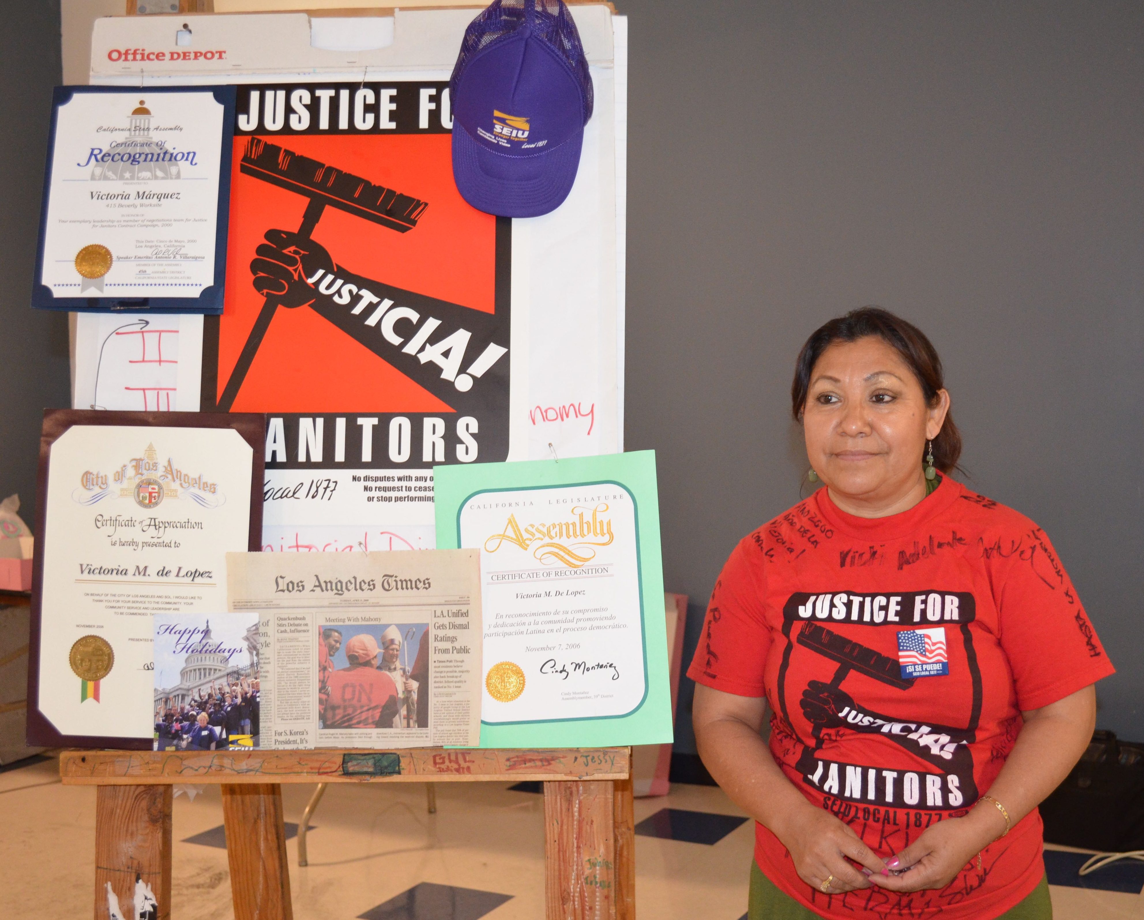 Justice for Janitors History Day